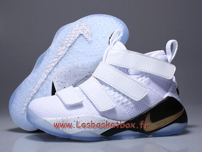 lebron soldier 11 white and gold